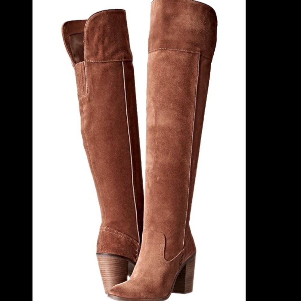 Anthropologie Dolce Vita Suede Orien Western Boot